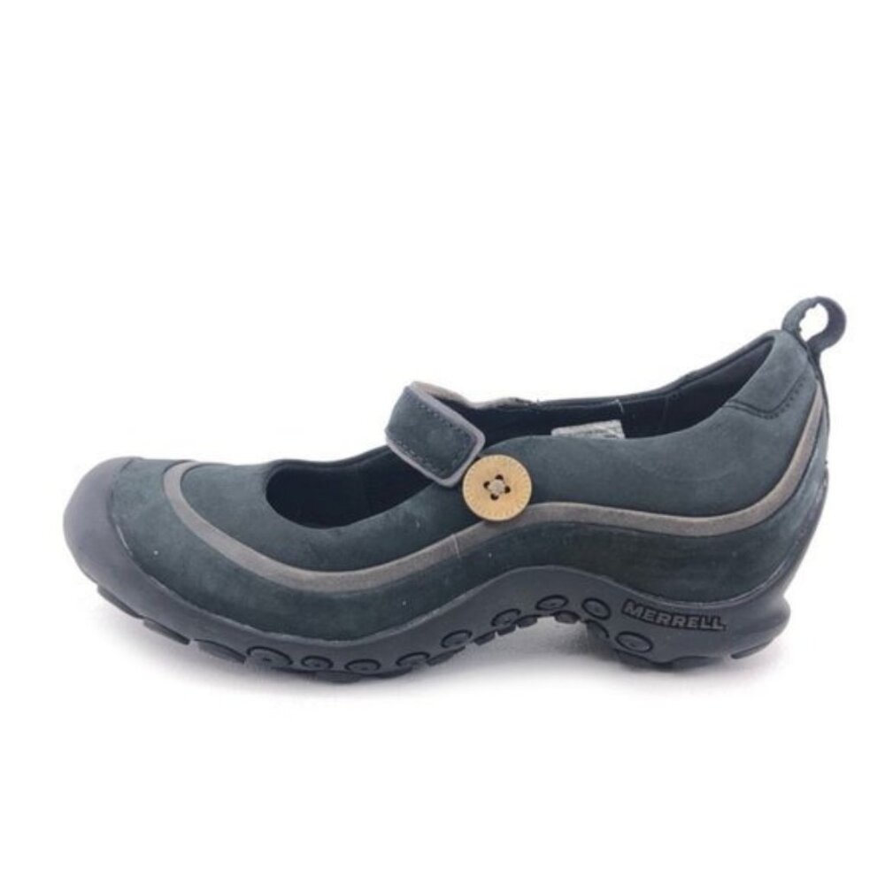 Merrell Plaza Emme Black Leather Mary Jane Pumps 6.5